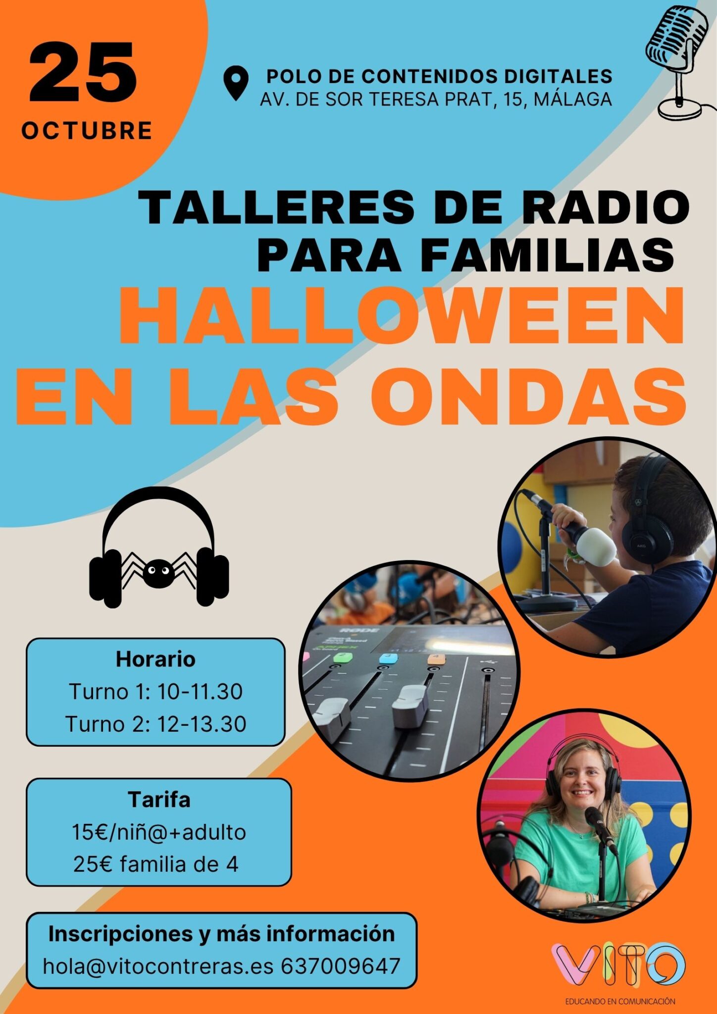 Taller de Radio en familia por Halloween